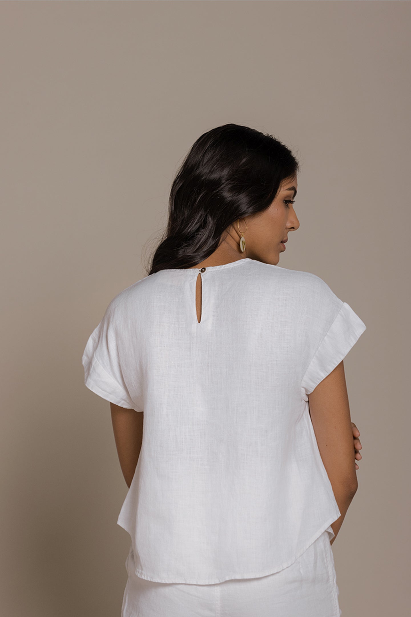 Sandcastle Saturdays Top in White - Mixed Goods