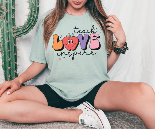 Teach Love Inspire T-shirt - Mixed Goods